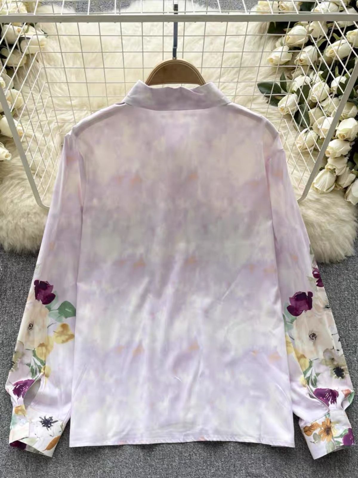 Unforgiving love floral blouse BZZ625 image