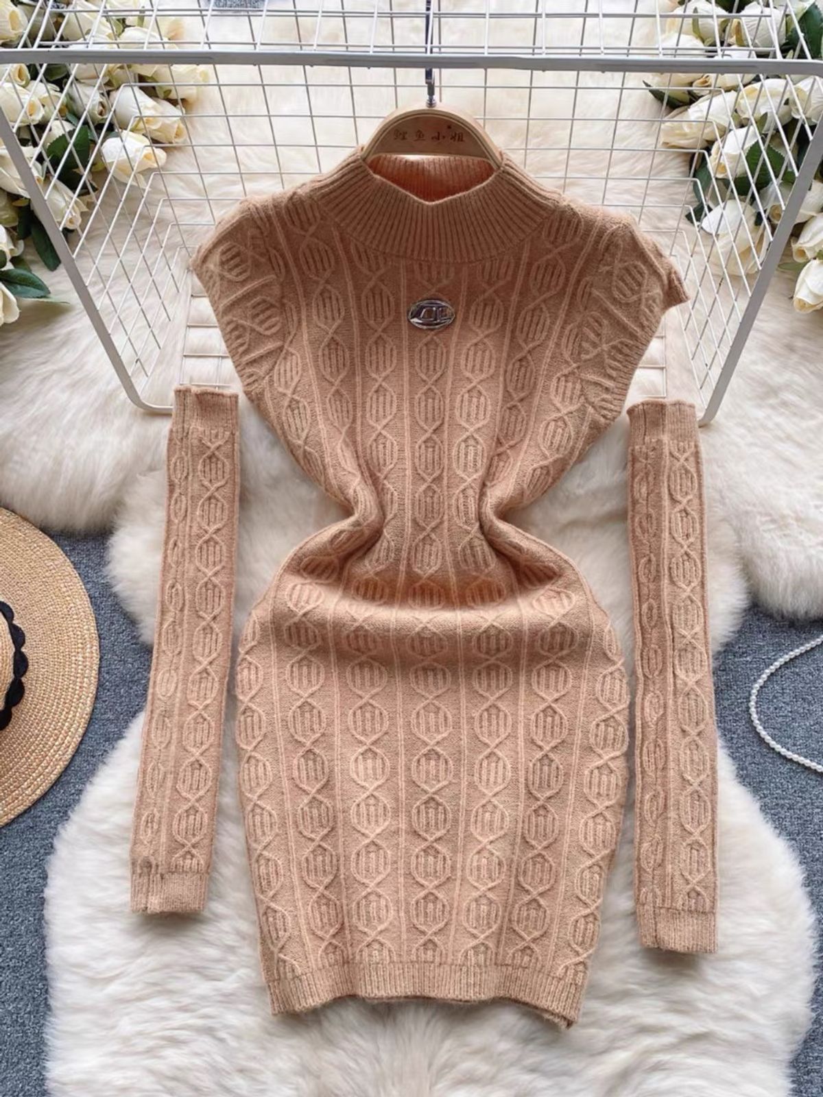 Passionate love sweater dress BBZZ2052 image