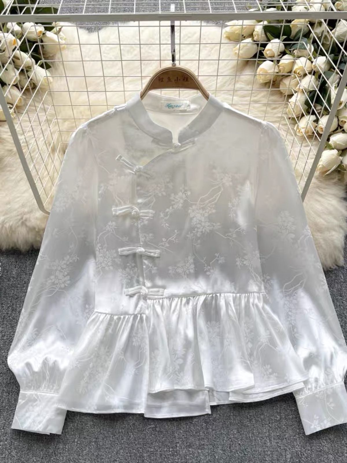 Korean vintage blouse BZZ399 image