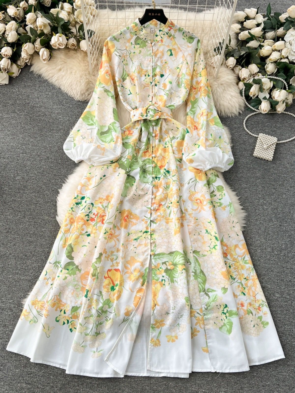 Floral vibes dress ED173 image