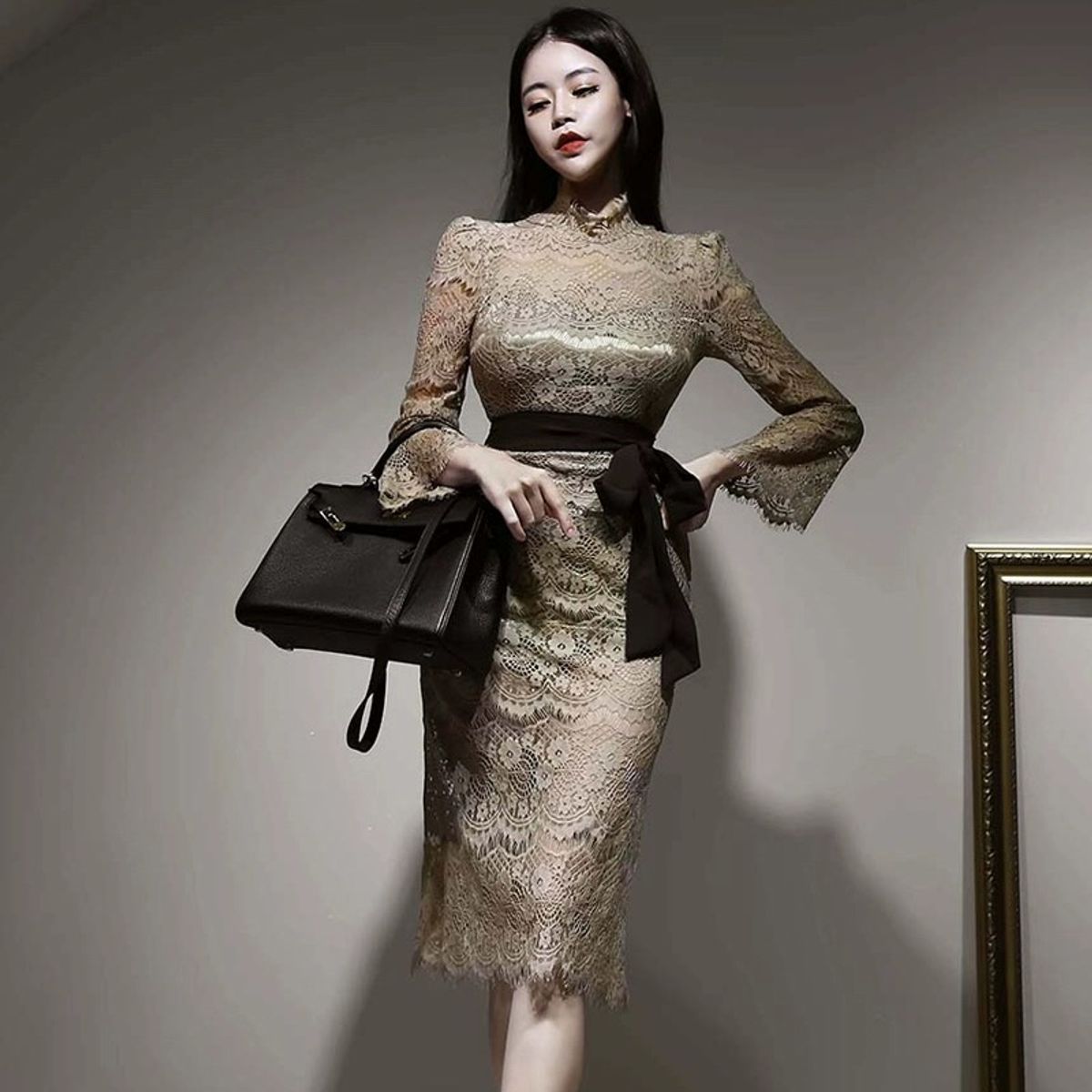 Modern day romance lace dress EBC231 image