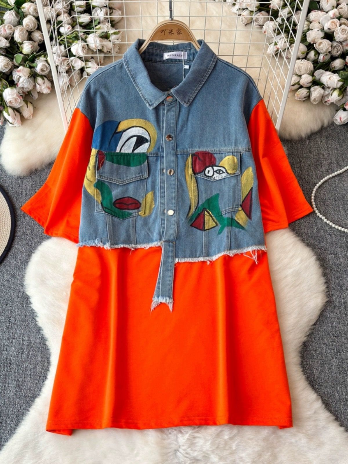 Road vacay shirt dress DS113 image