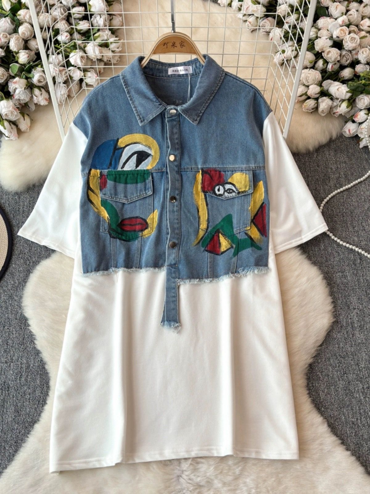 Road vacay shirt dress DS113 image