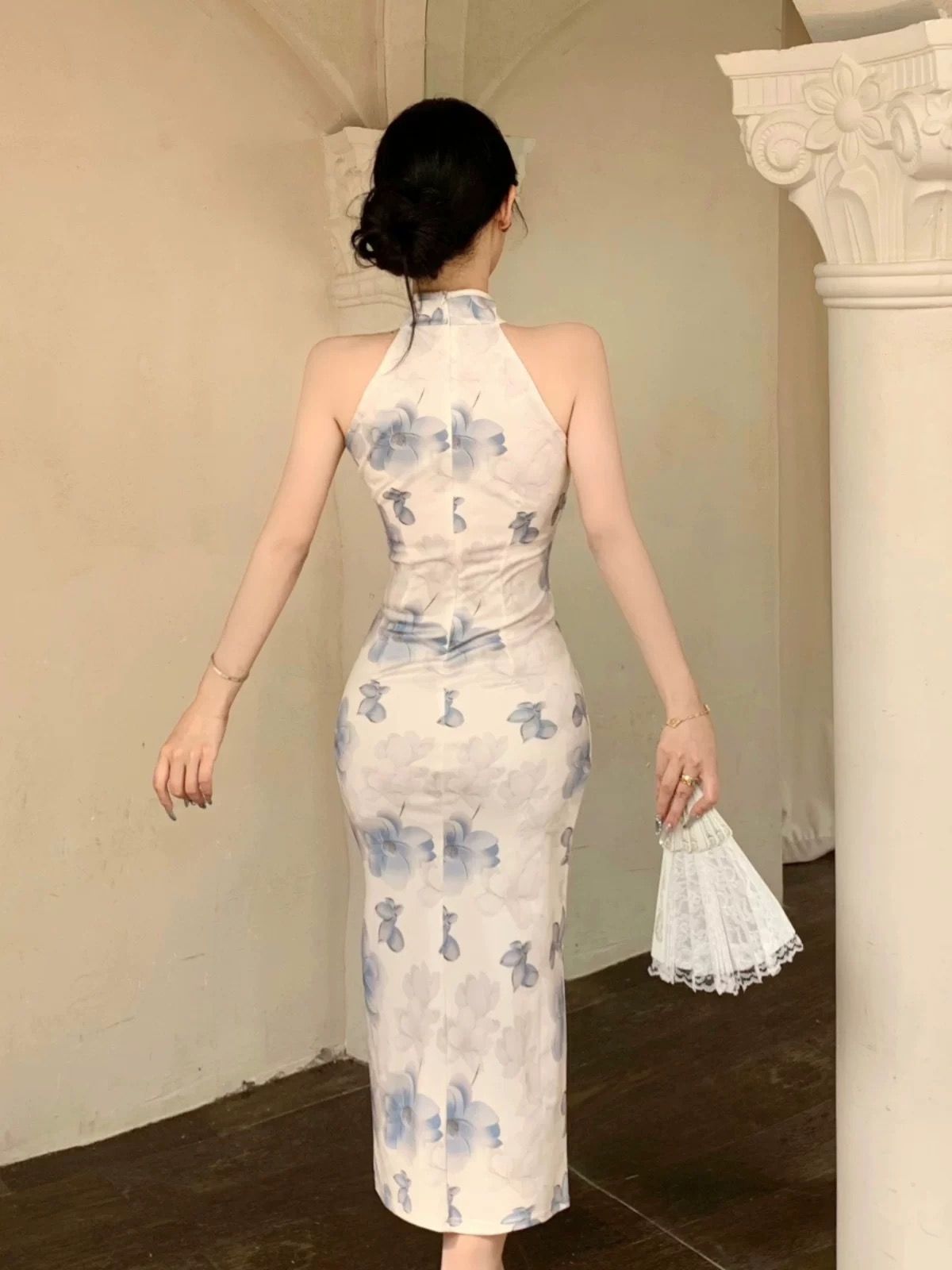 Collecting shells qipao dress Q223 image