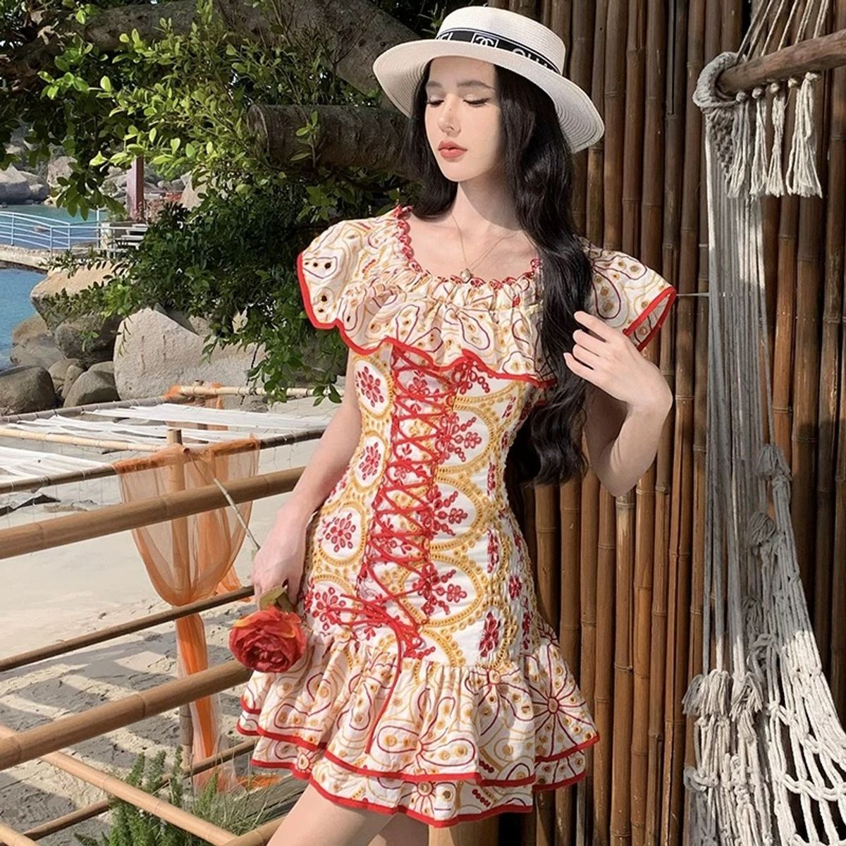 Chill era lace dress CD1135 image