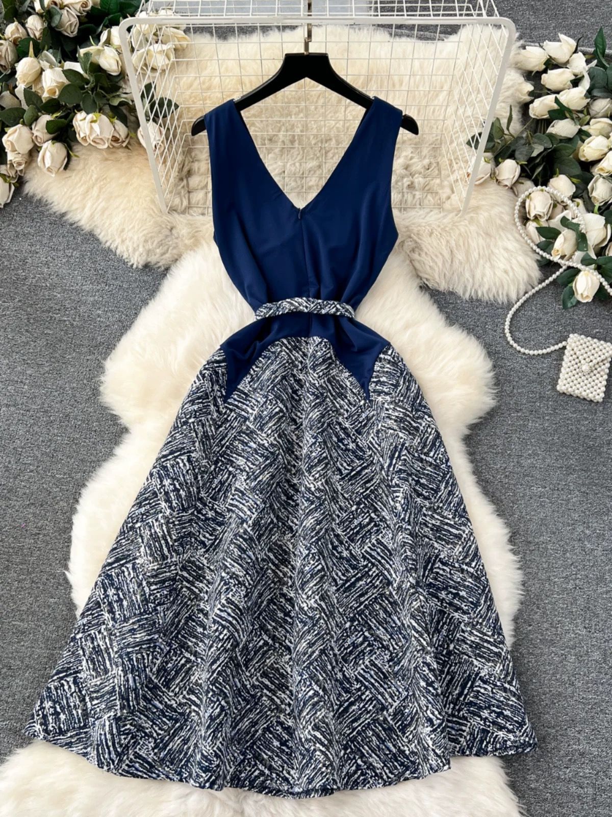 Blue champagne dress FD717 image