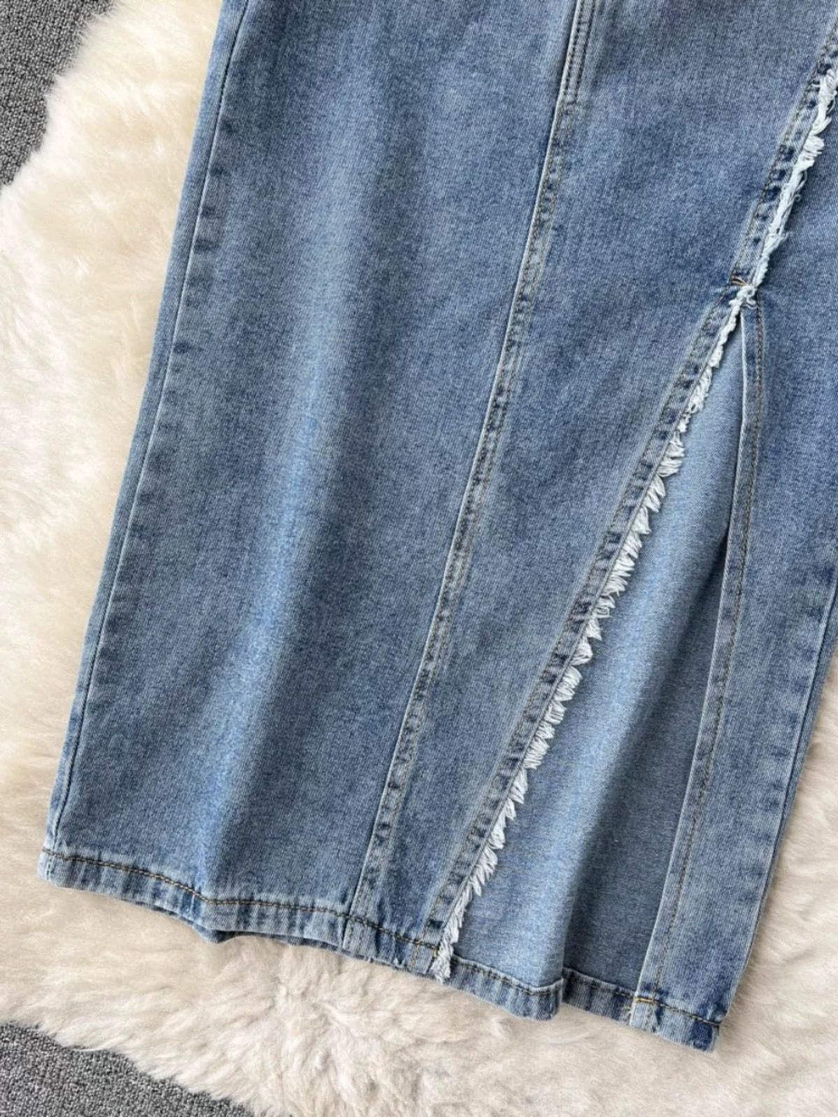 Bossed up denim skirt DS108 image