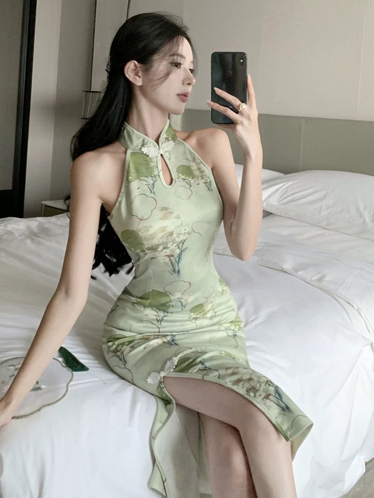 Brace up qipao dress Q225 image