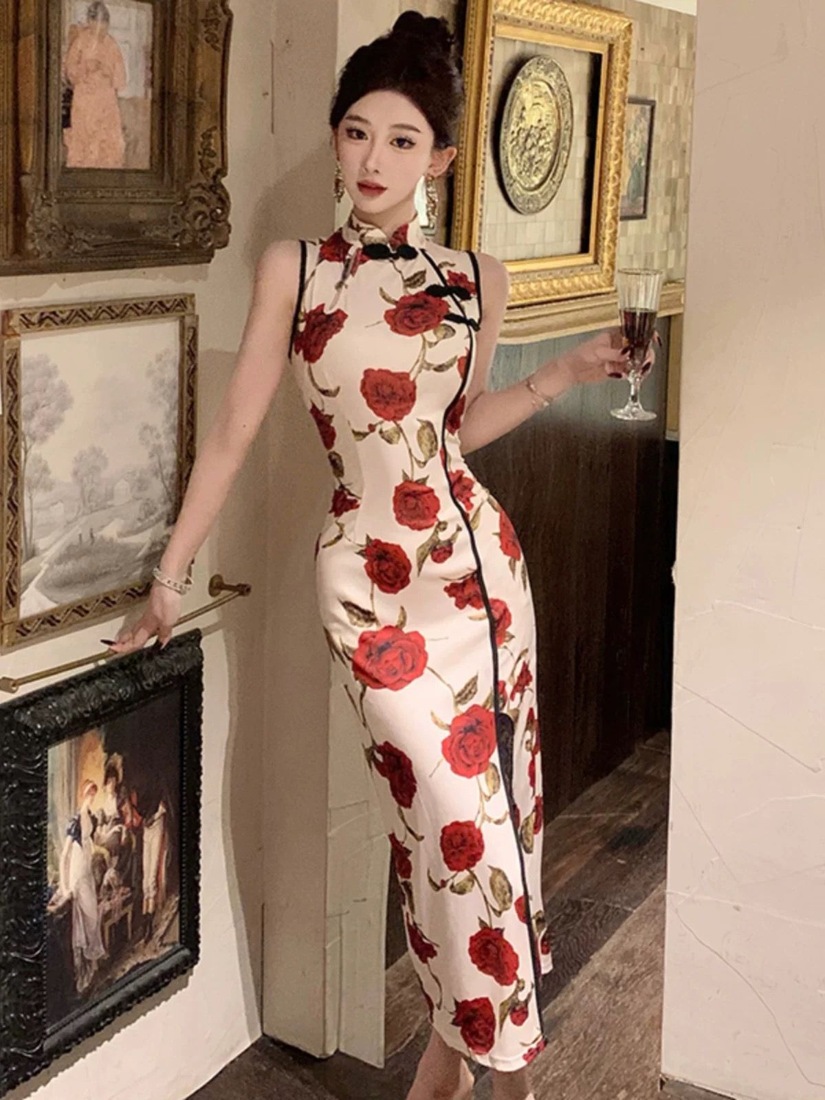 Kiki qipao dress Q229 image