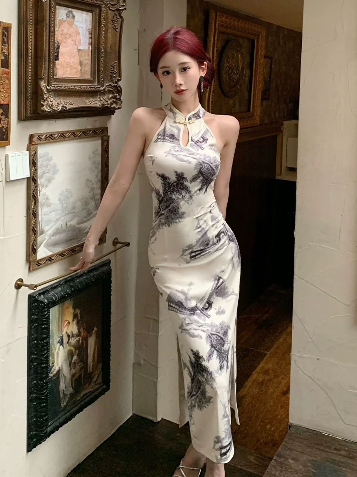 No feelings qipao dress Q231 image