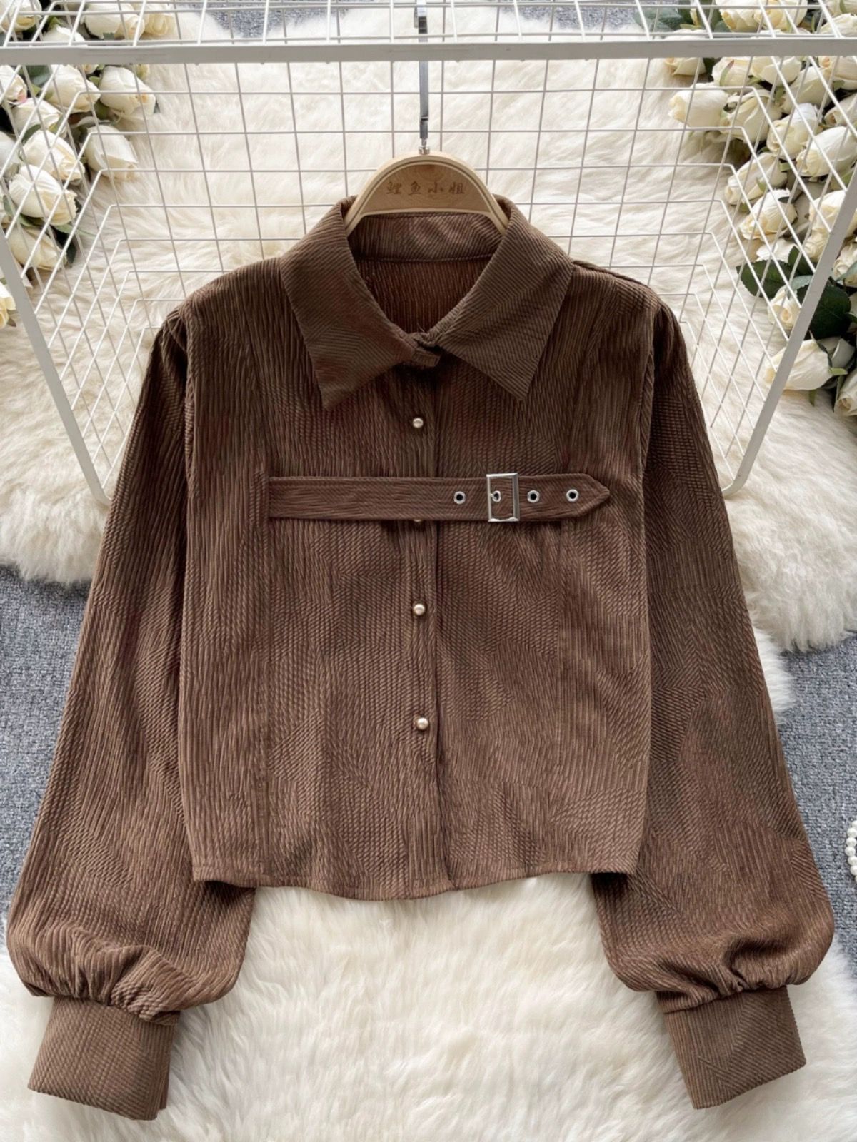 Resilience babe corduroy top FTO141 image