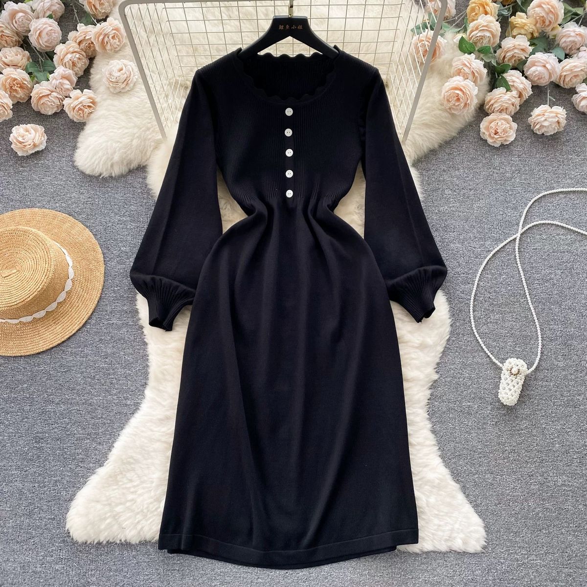 Night drives sweater dress KD210 image