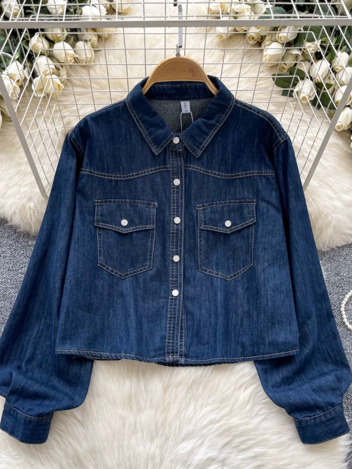 Downtown girl denim jacket DJ105 image