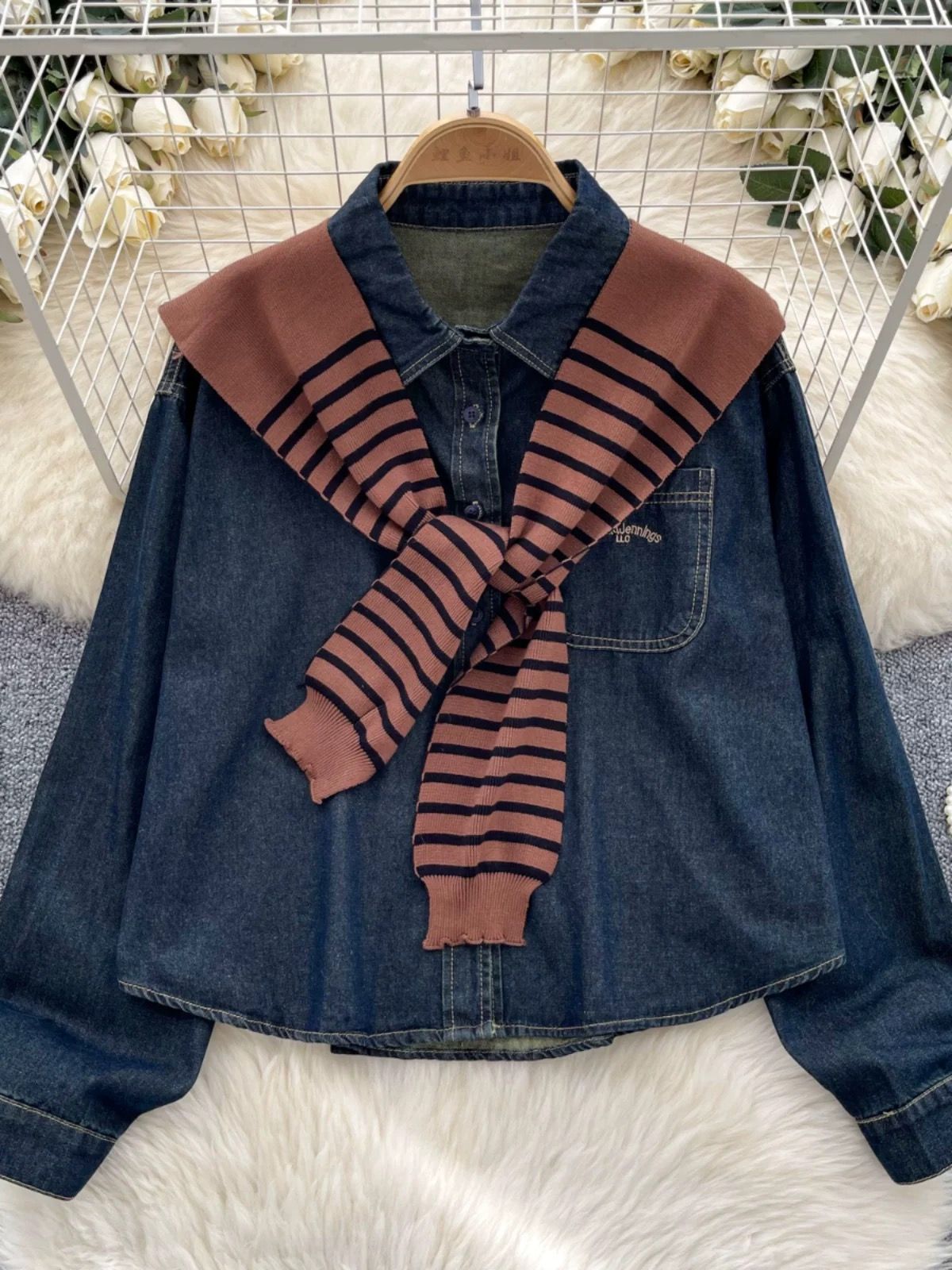 Cozy girl denim jacket DJ107 image