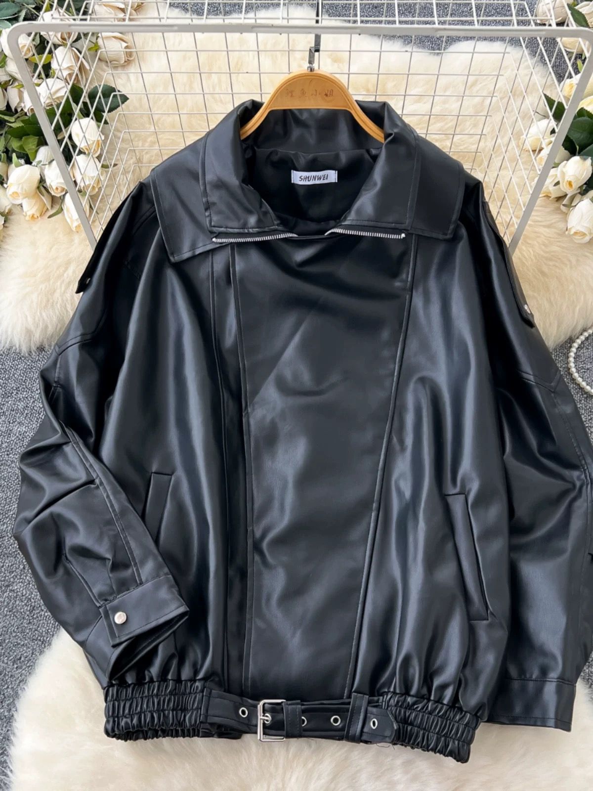 Around the track leather jacket LJ111 image