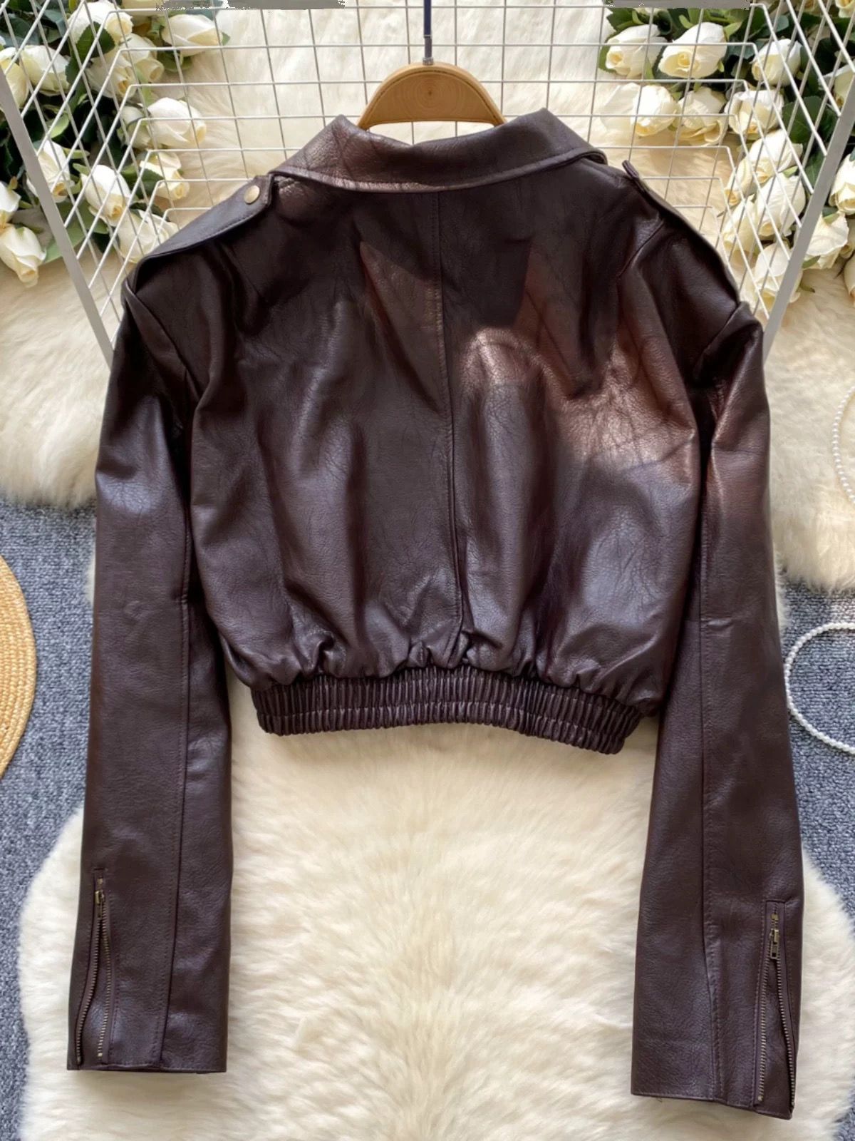 Took a chance leather jacket LJ113 image