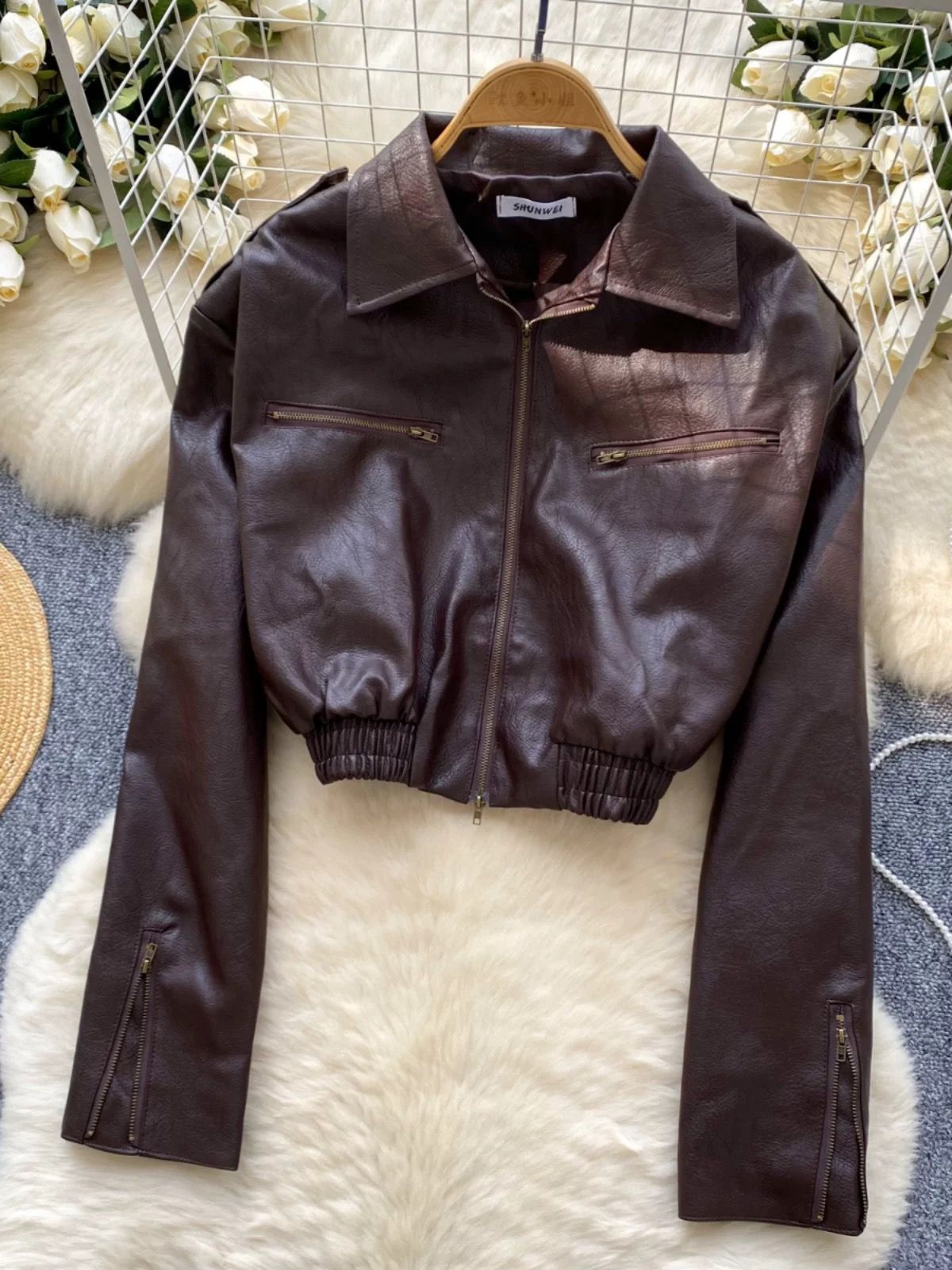 Took a chance leather jacket LJ113 image