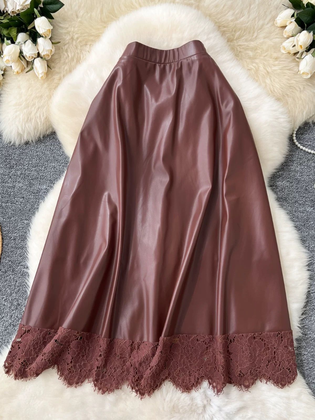 Manhattan road leather skirt FS129 image