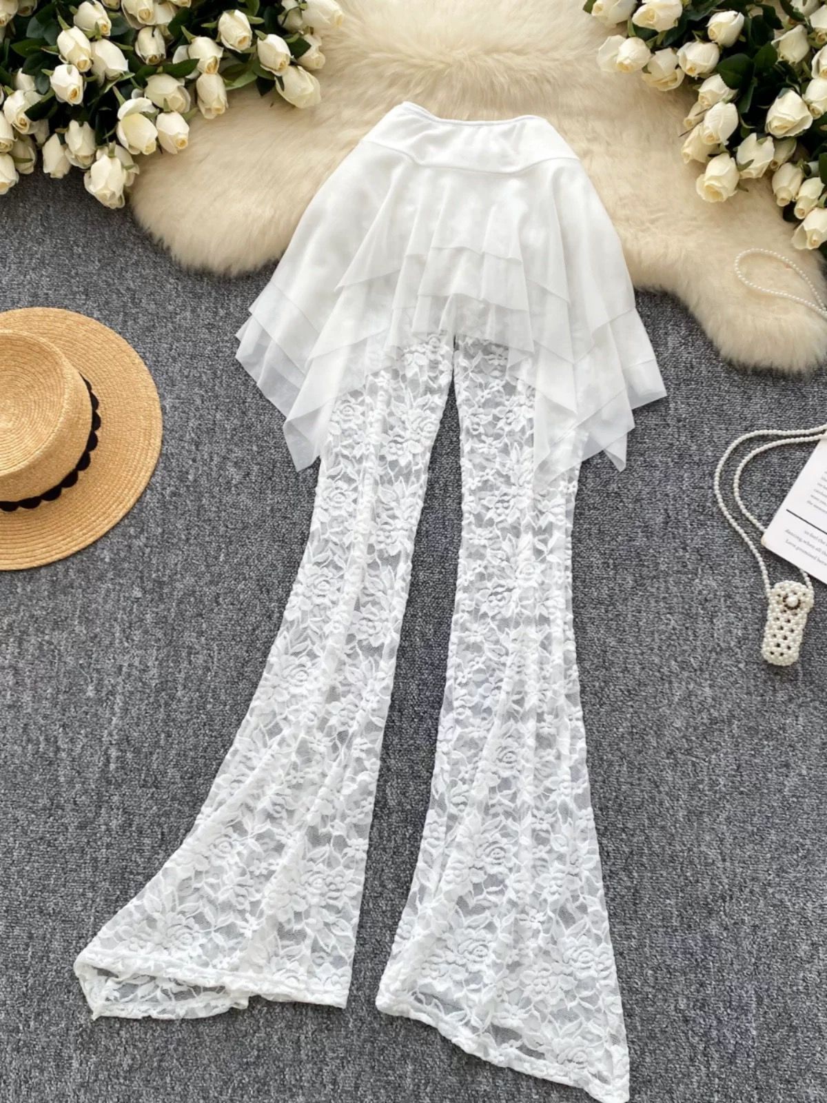 Western lace pants CTP118 image