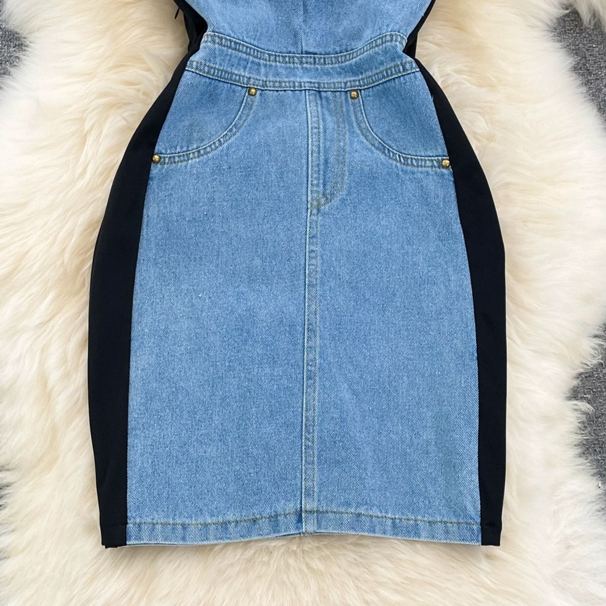 Starting over denim dress DBC114 image