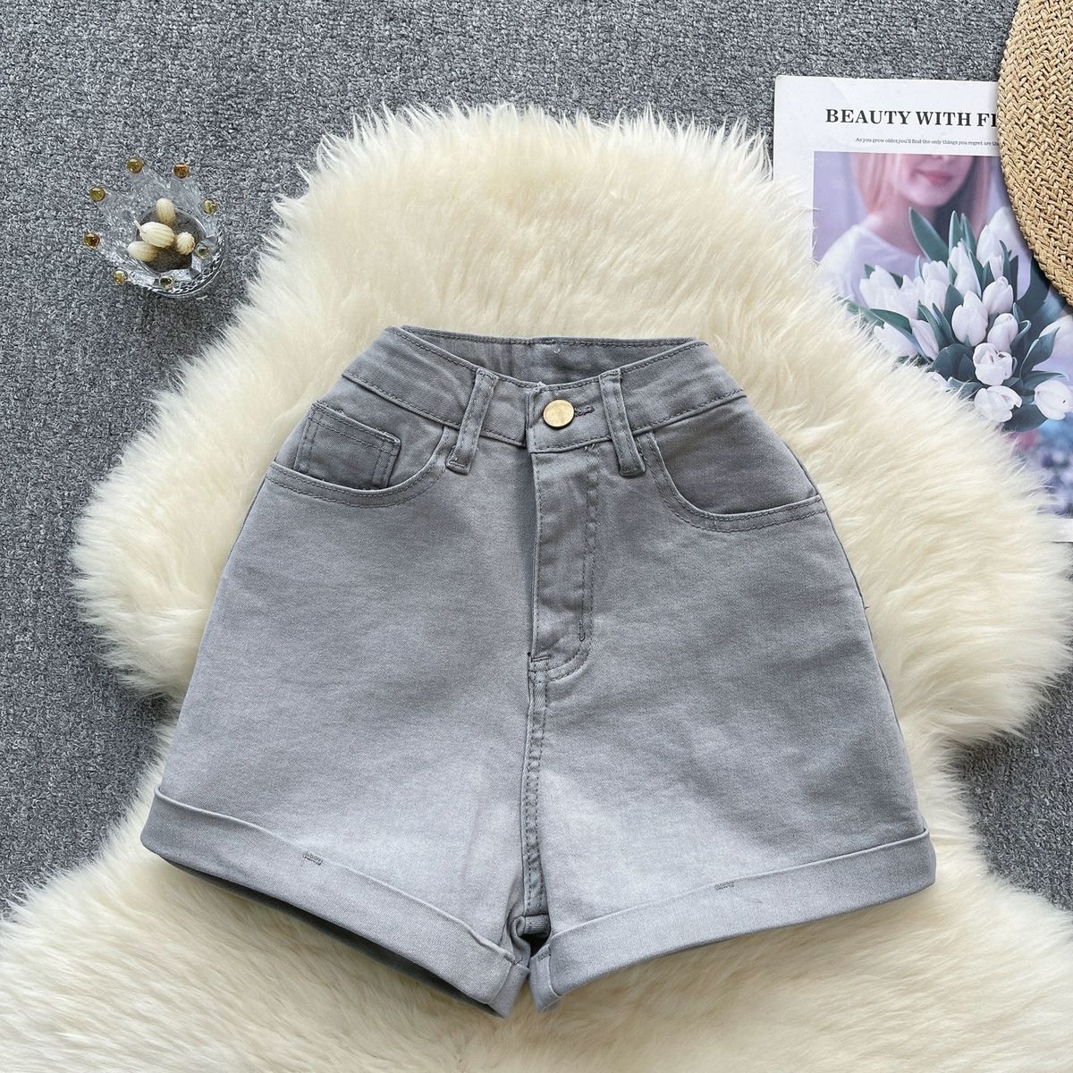 Be my baby denim shorts DS109 image