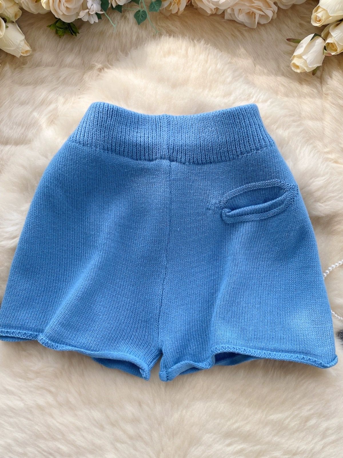 Up all night knitted shorts CP105 image