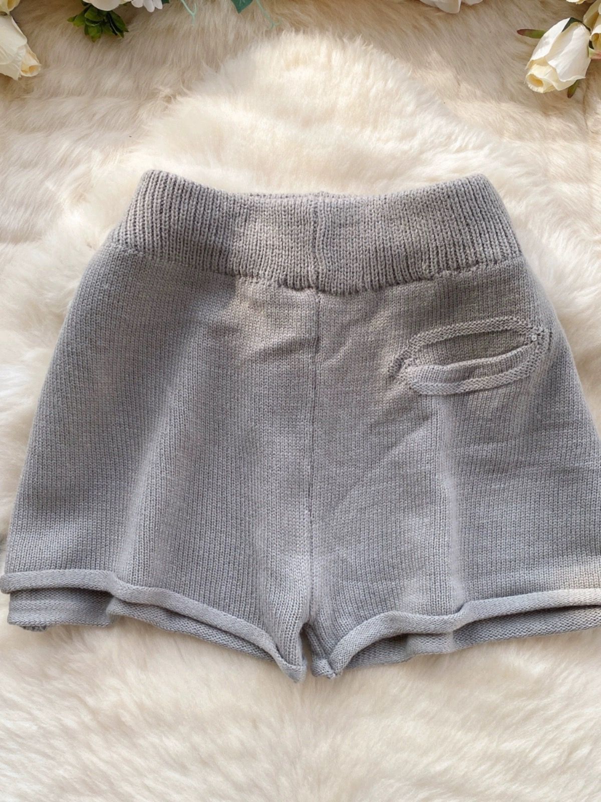 Up all night knitted shorts CP105 image