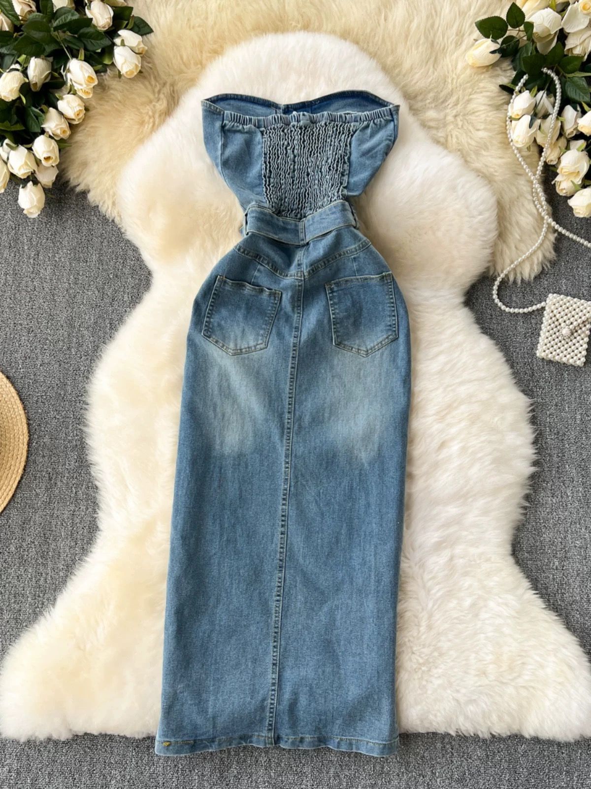 If you want to denim dress DBC120 image