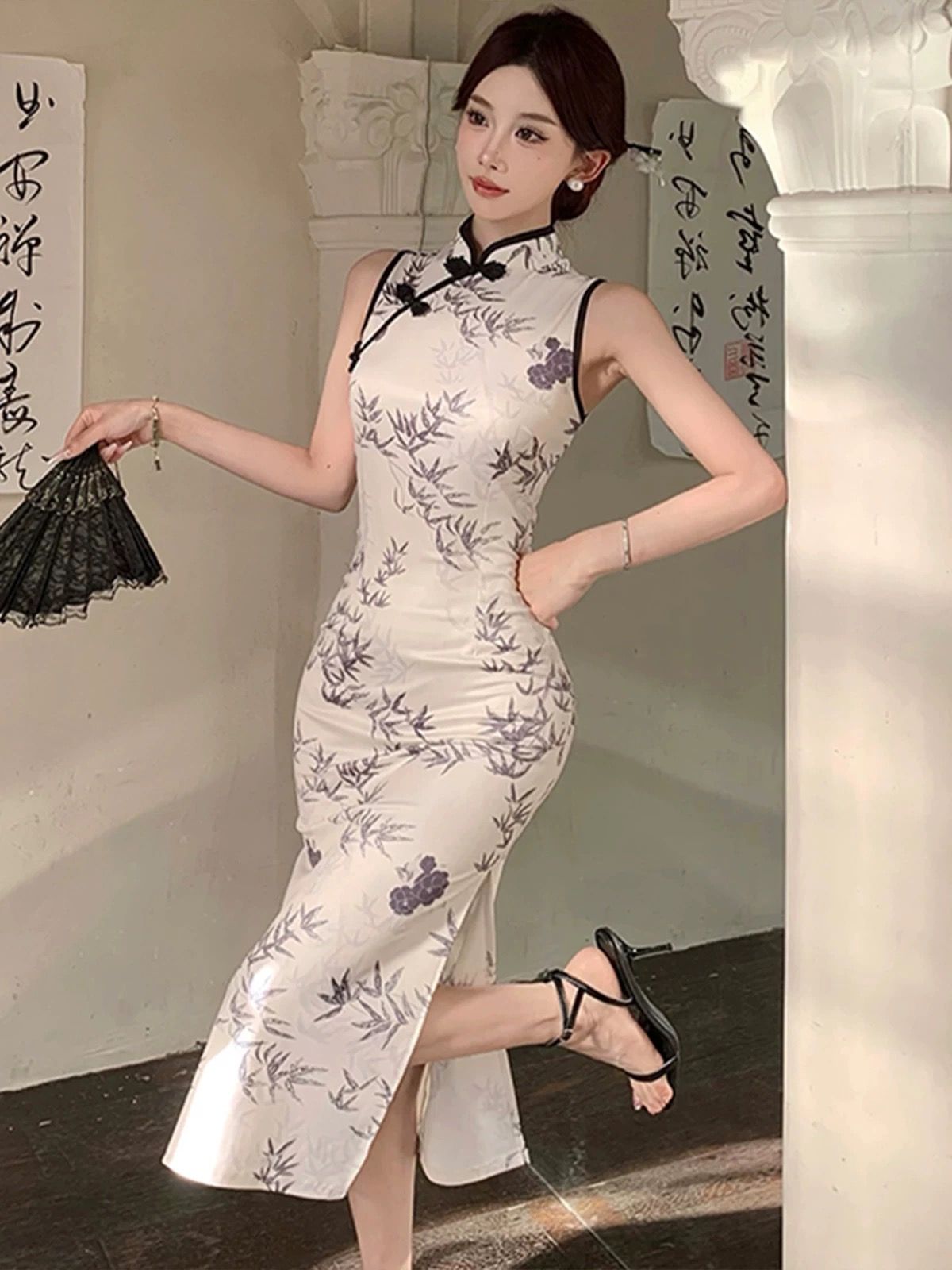 Mystery solved qipao dress Q196 image