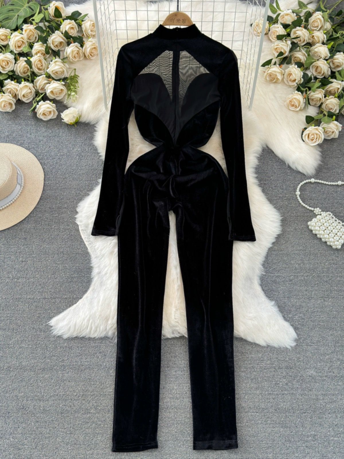 Hot girl party jumpsuit FJS121 image