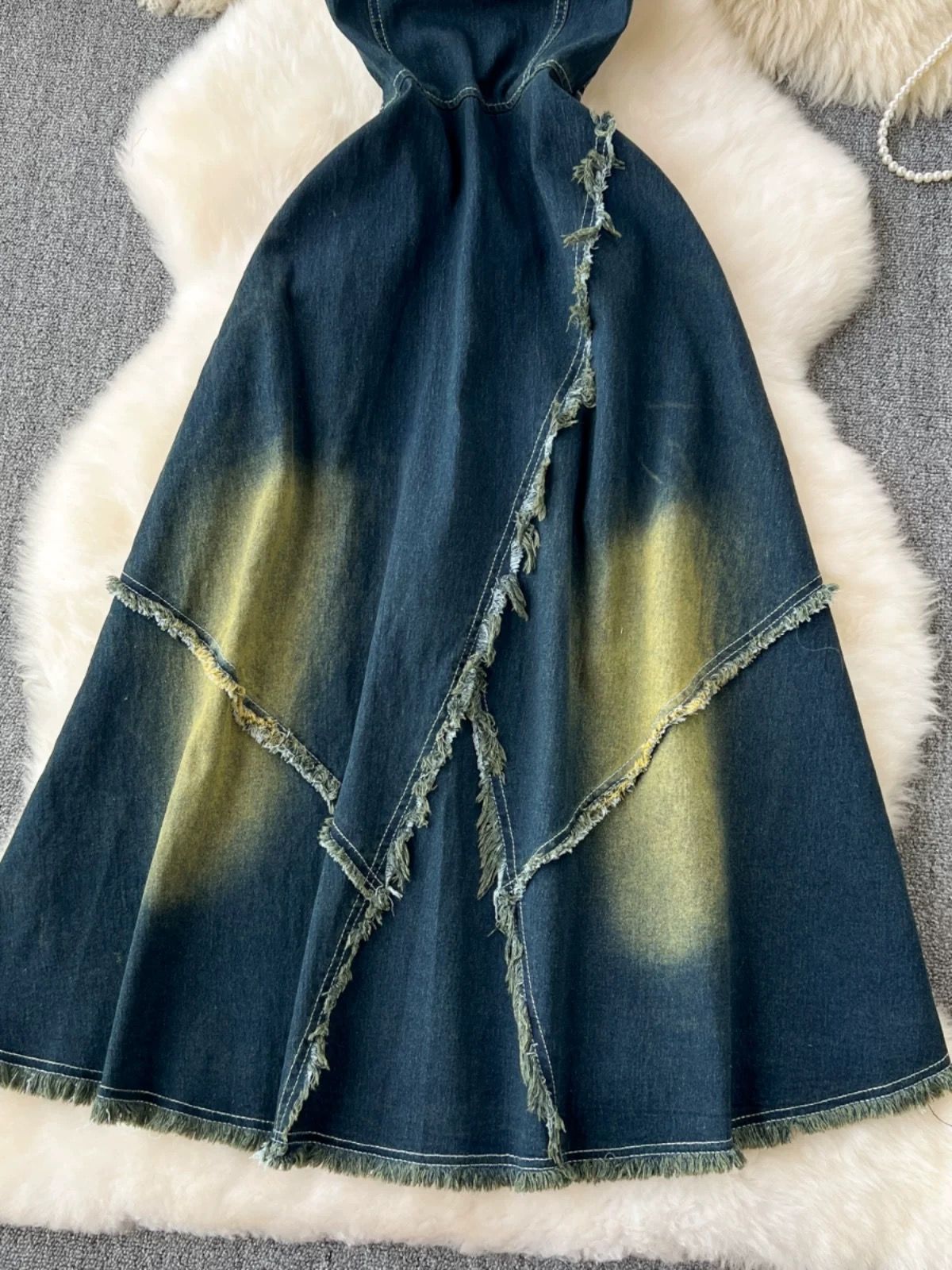 Vibe with me denim dress DD184 image