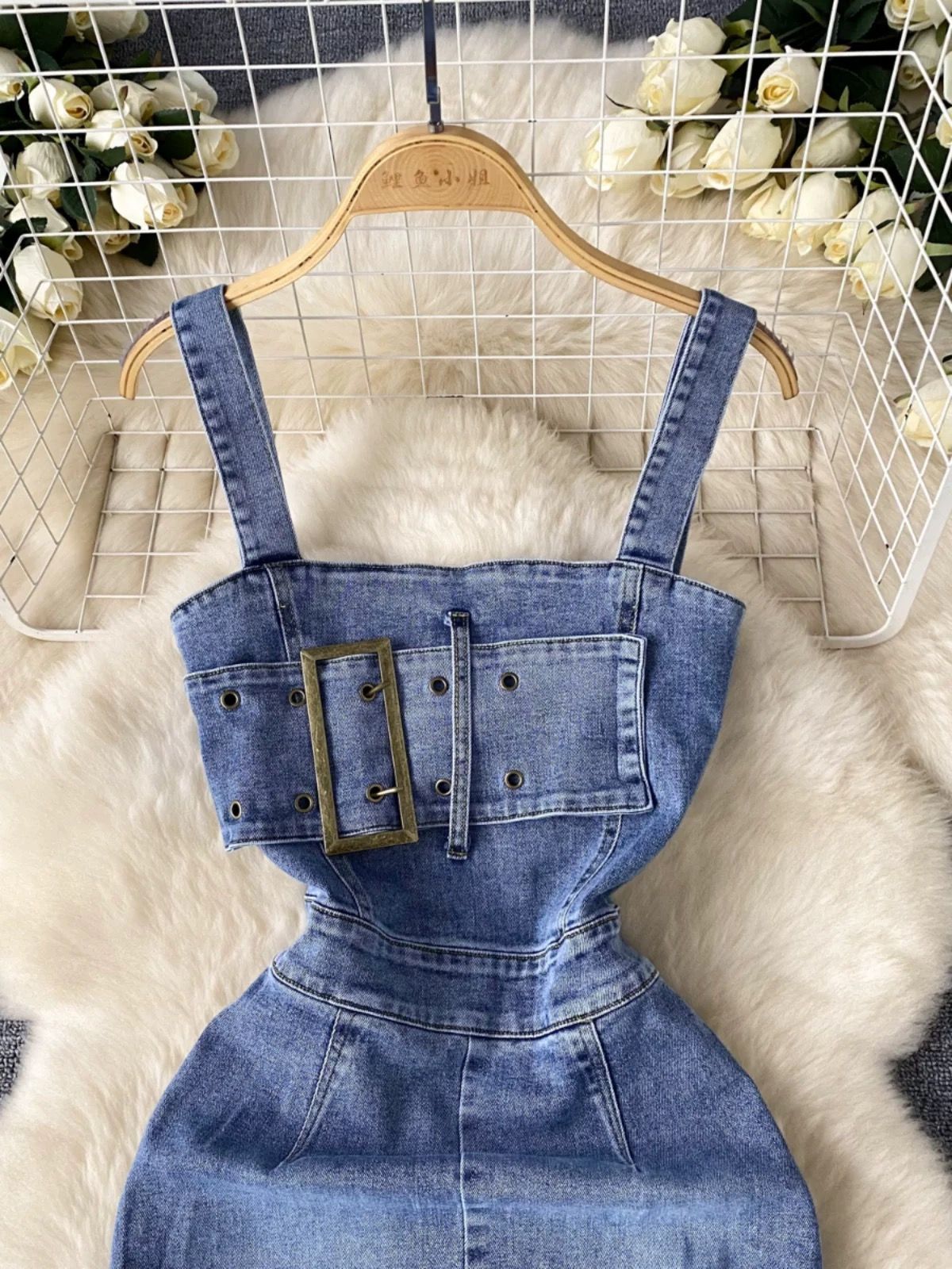 Hear the roar denim dress DD183 image