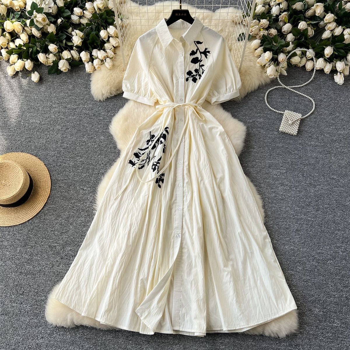 Lana embroidery dress CD899 image