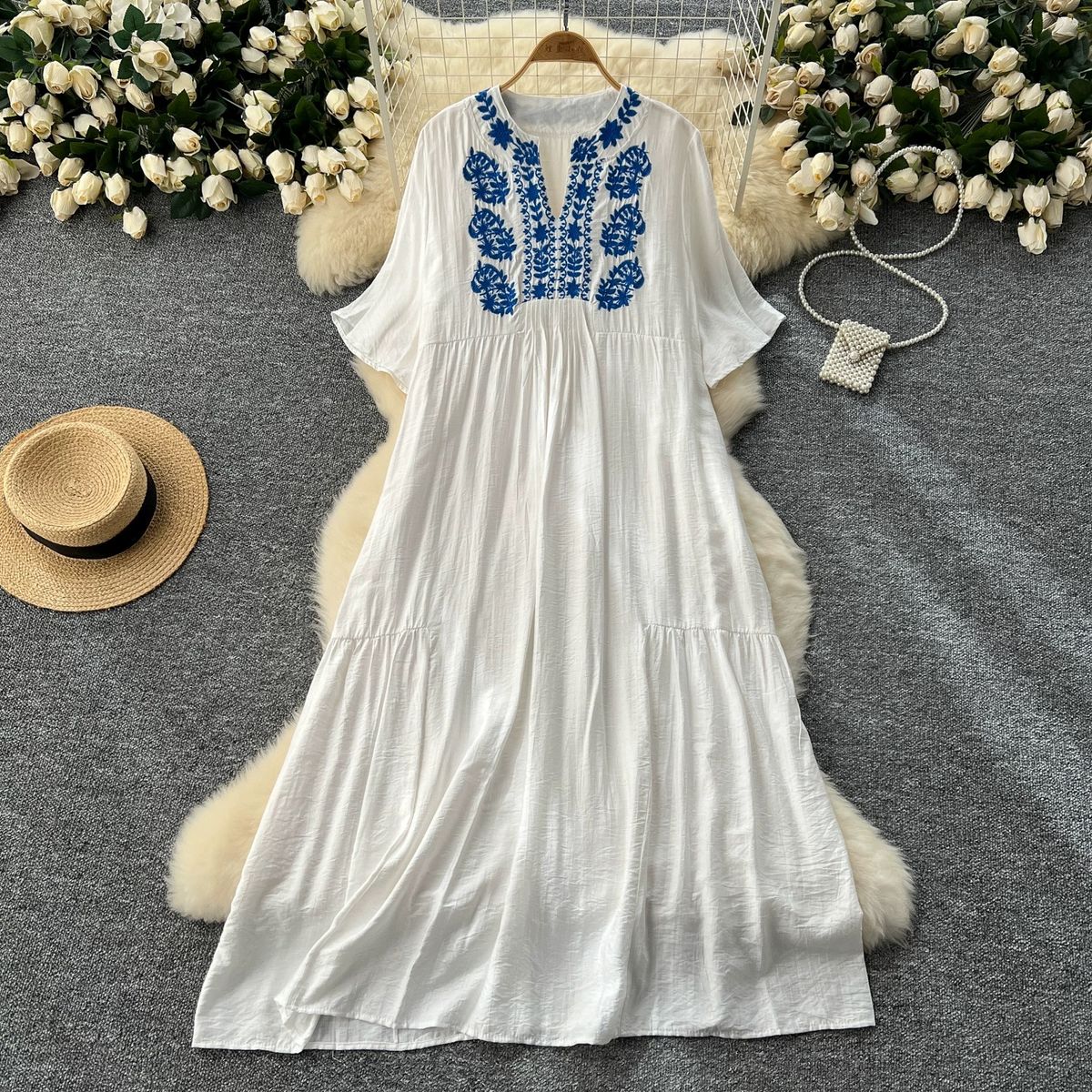 OG babe embroidery dress CD900 image