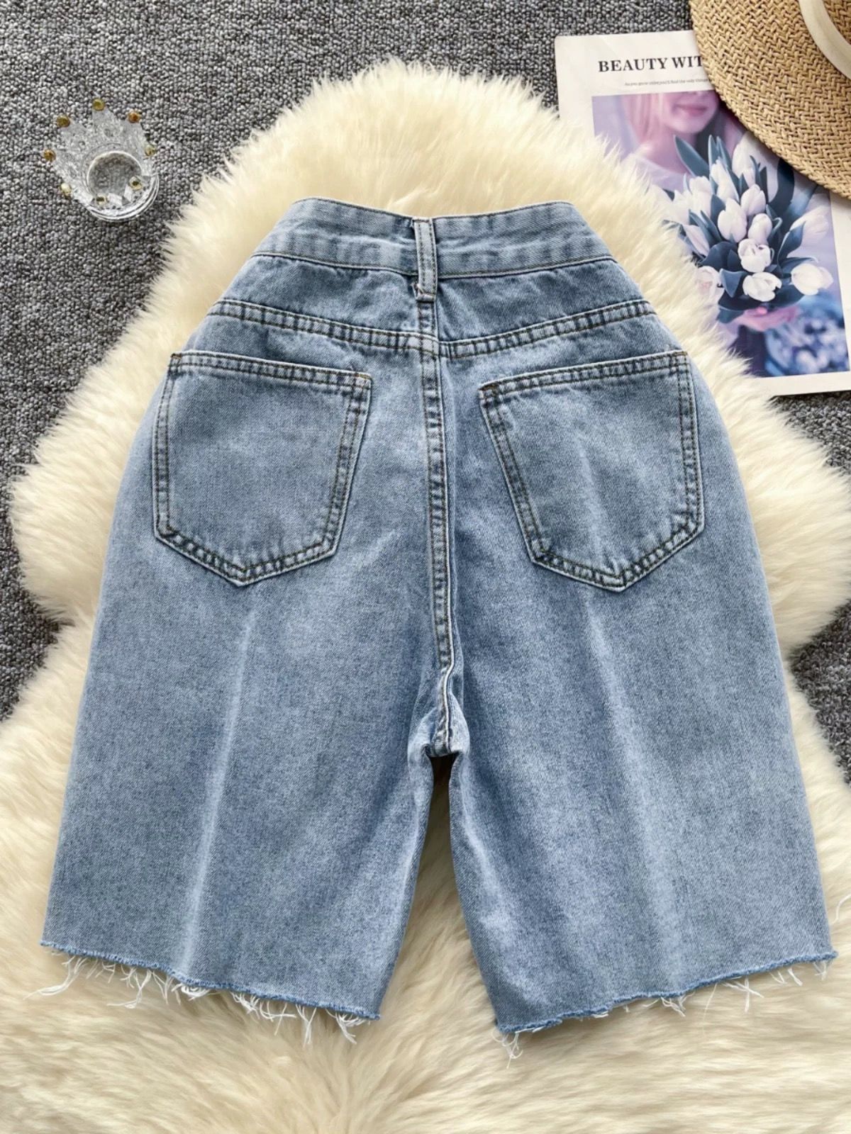 Devoted love denim shorts DS131 image