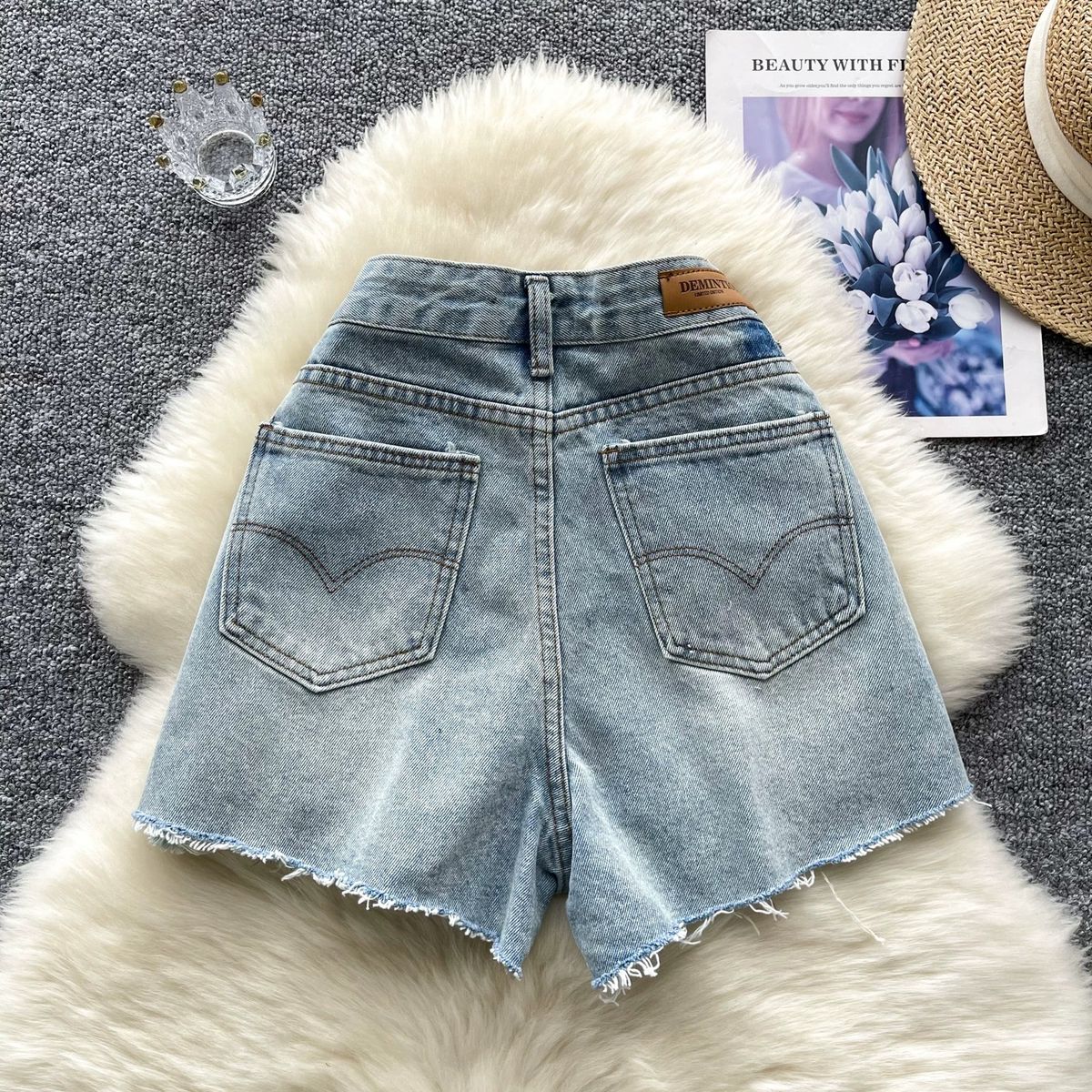 Summer baby denim shorts DS134 image