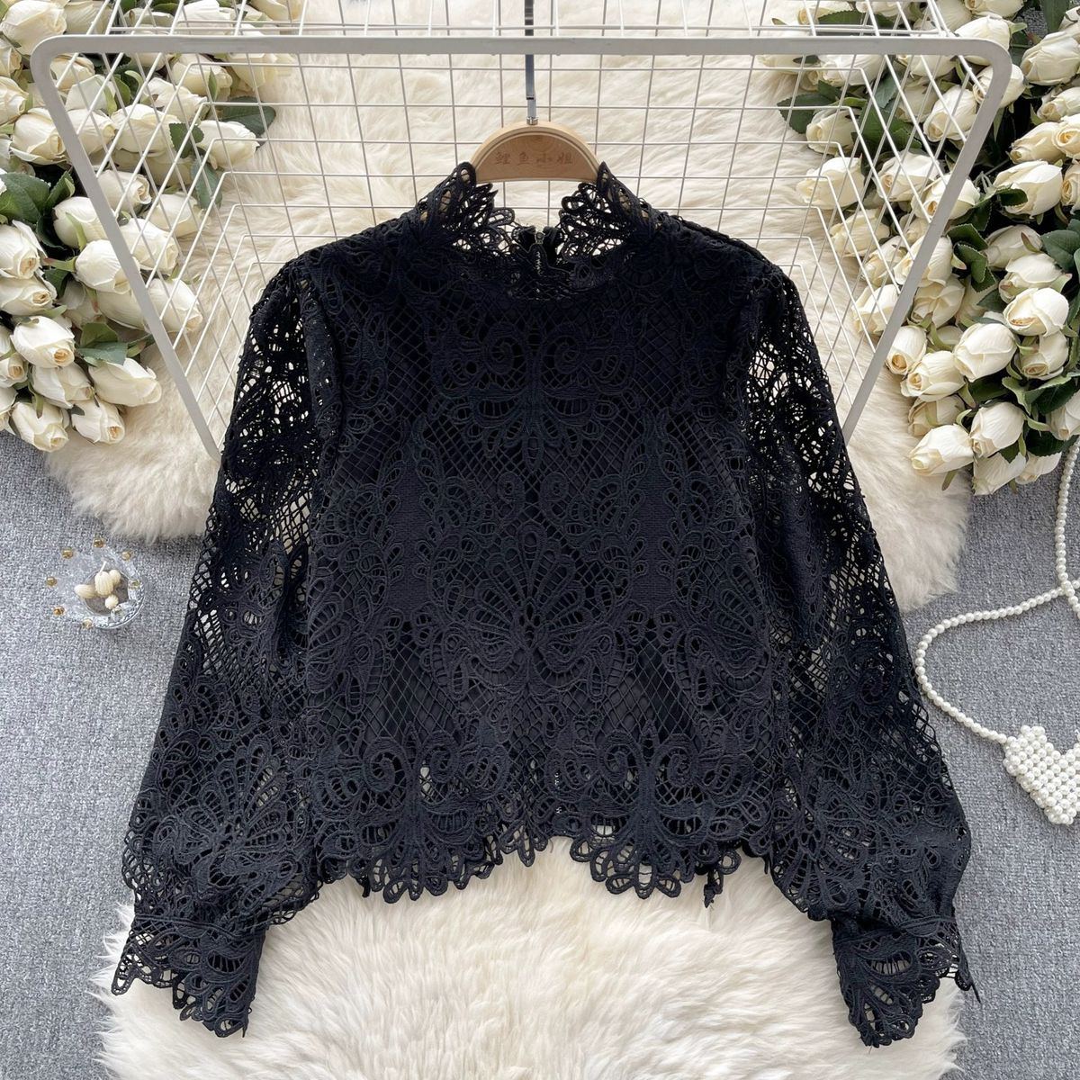 Fun mode lace top FTO122 image