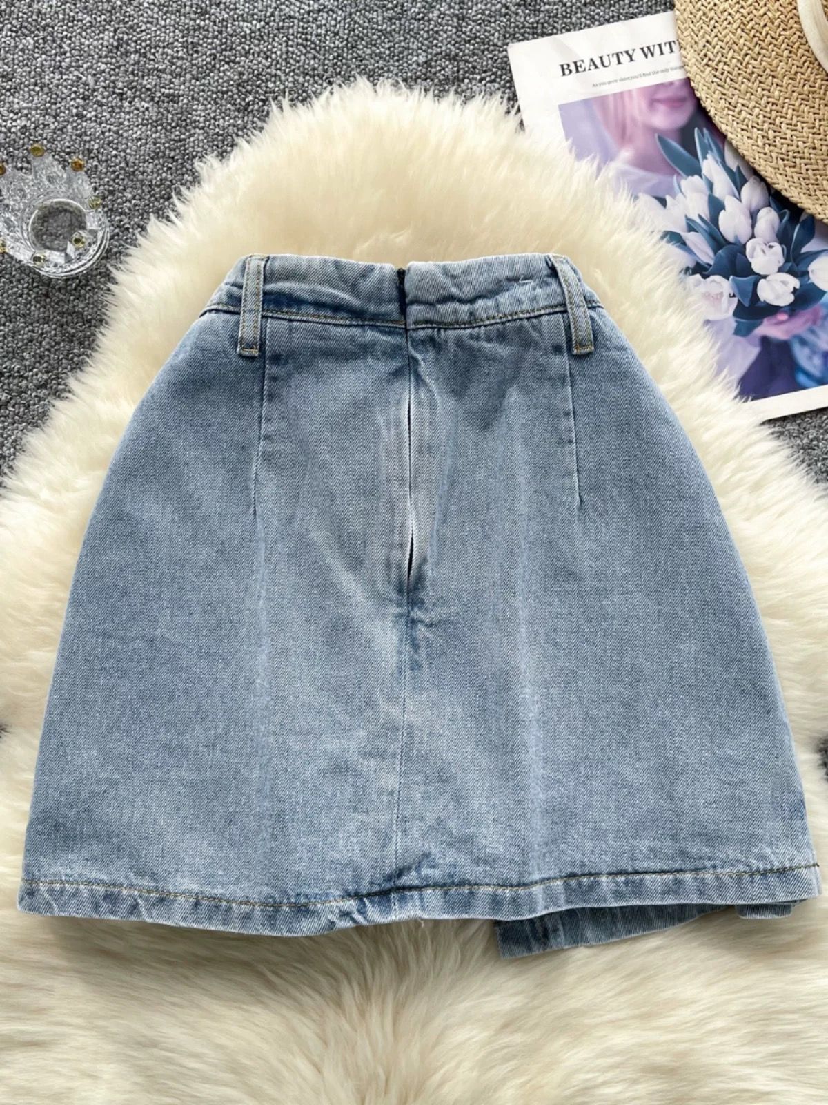 She has all access denim skirt DS110 image