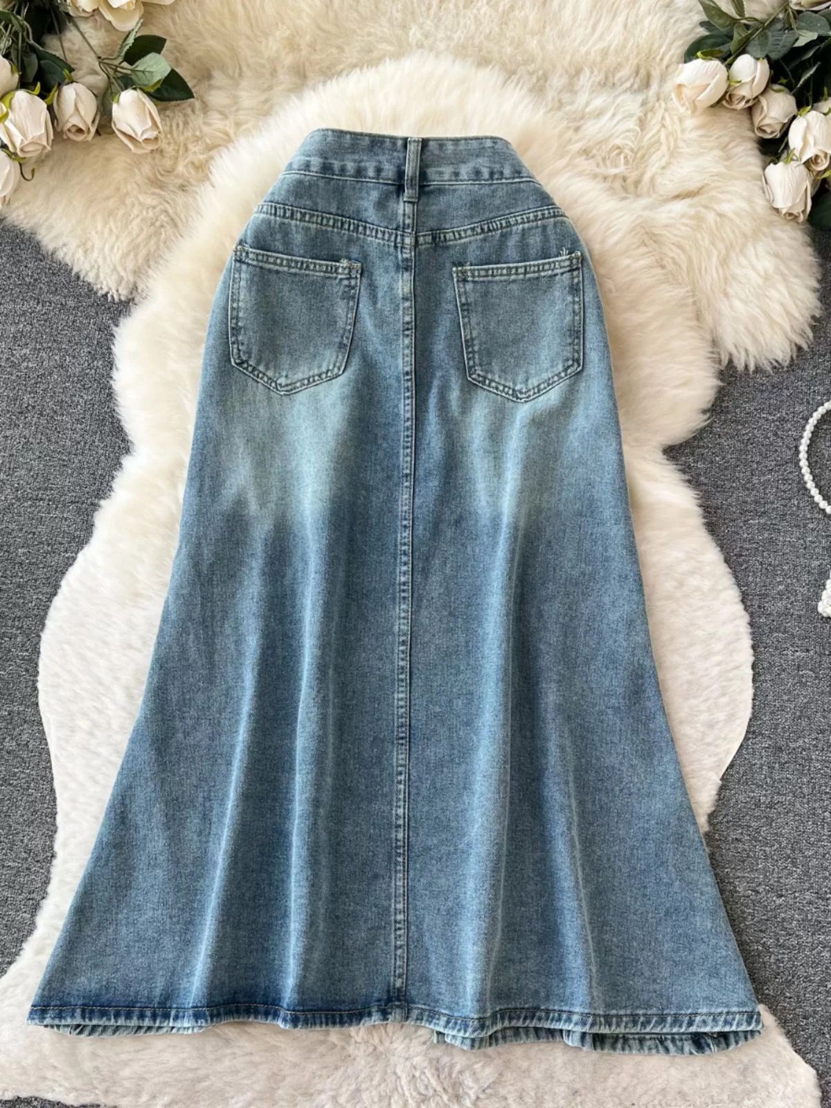 Slay me right denim skirt DS111 image