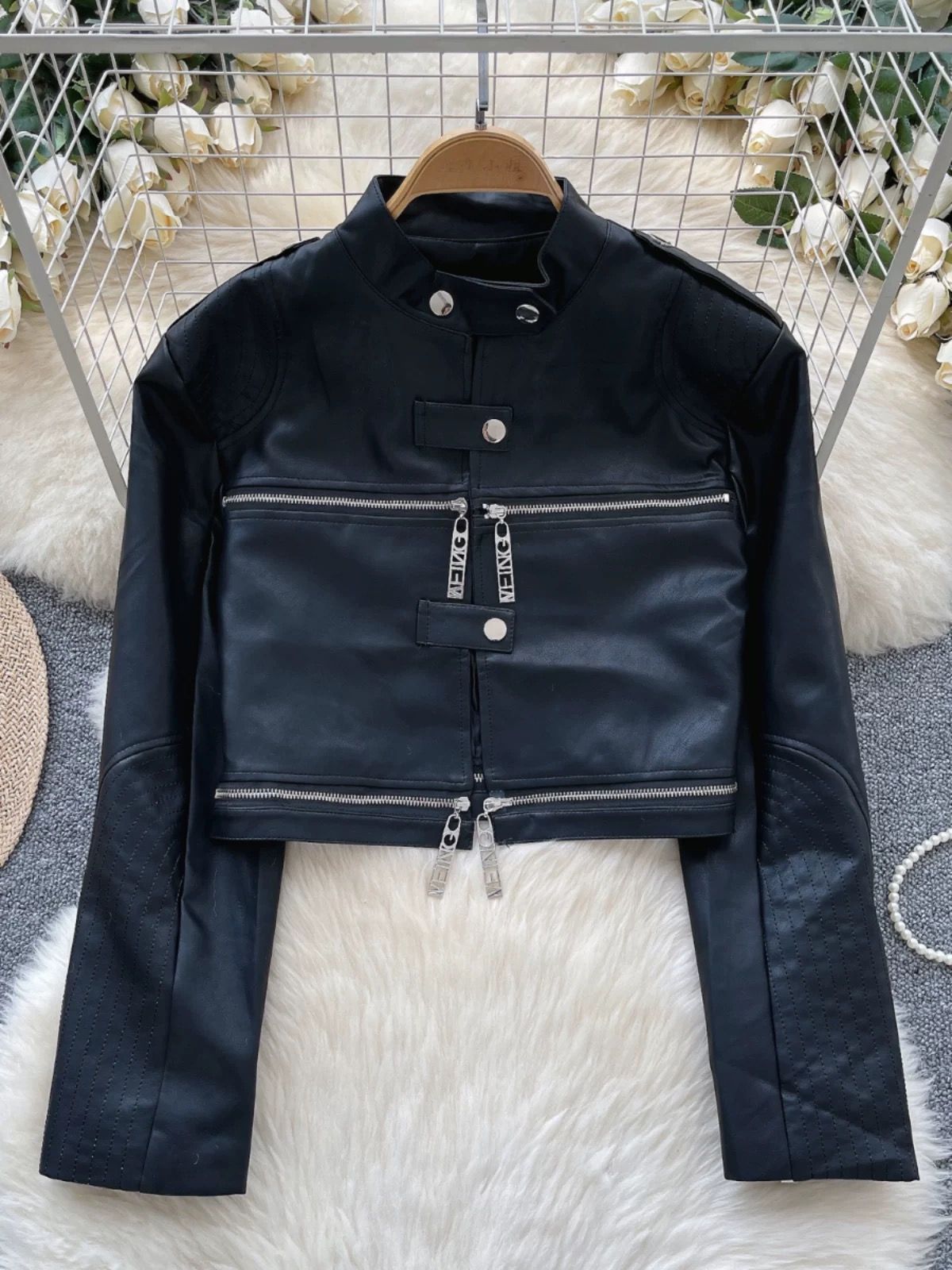 Pour some tequila leather jacket  LJ118 image