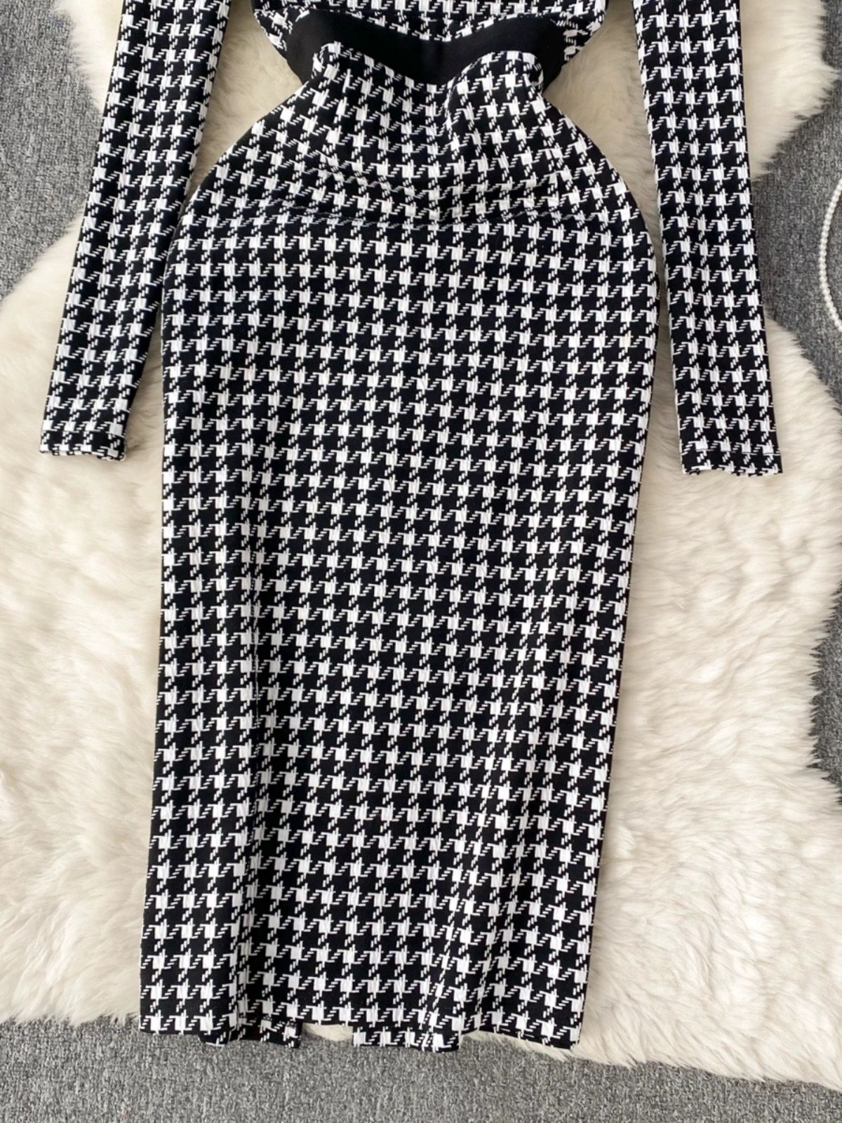 More self love plaid dress FBC233 image