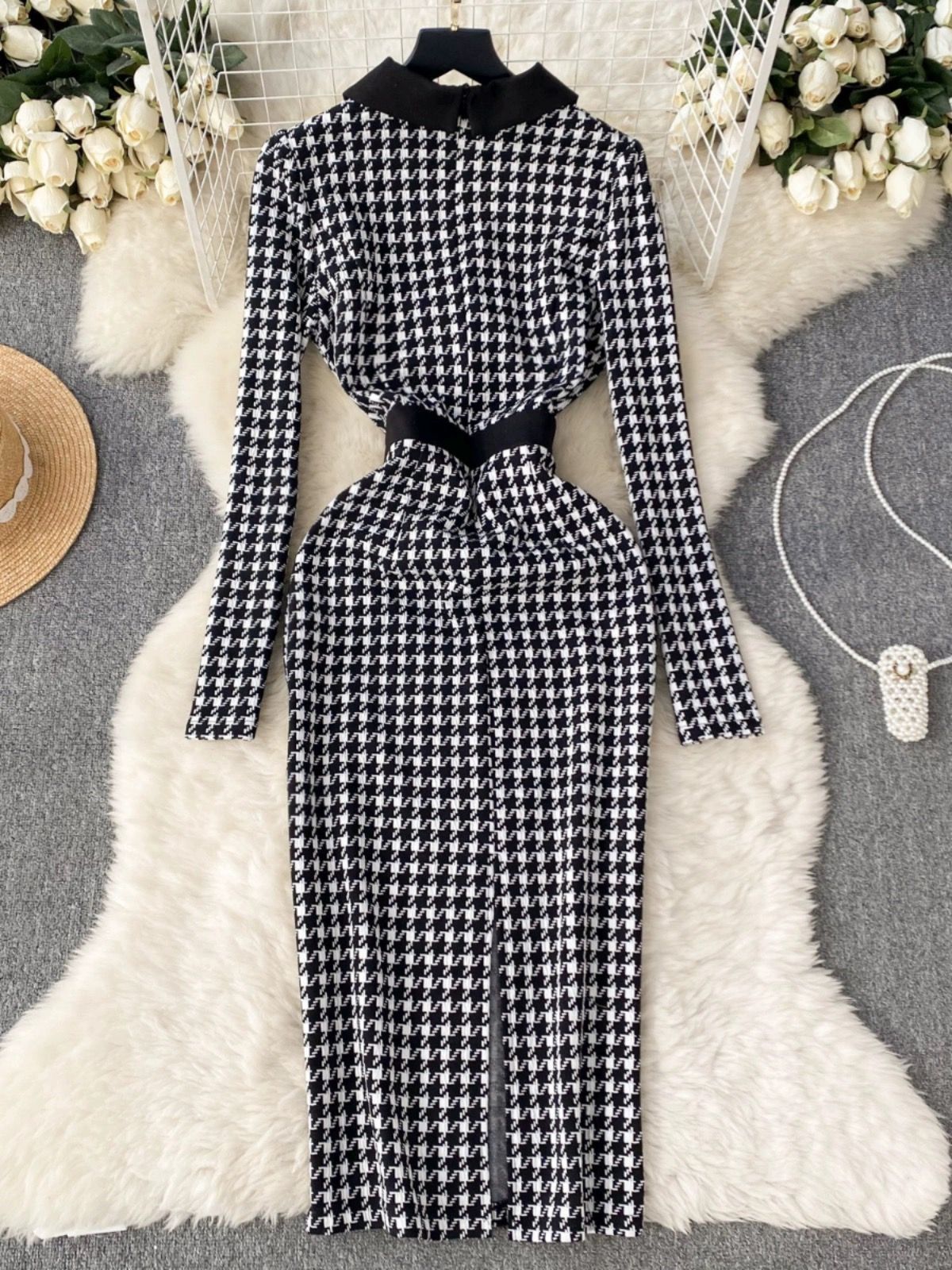 More self love plaid dress FBC233 image