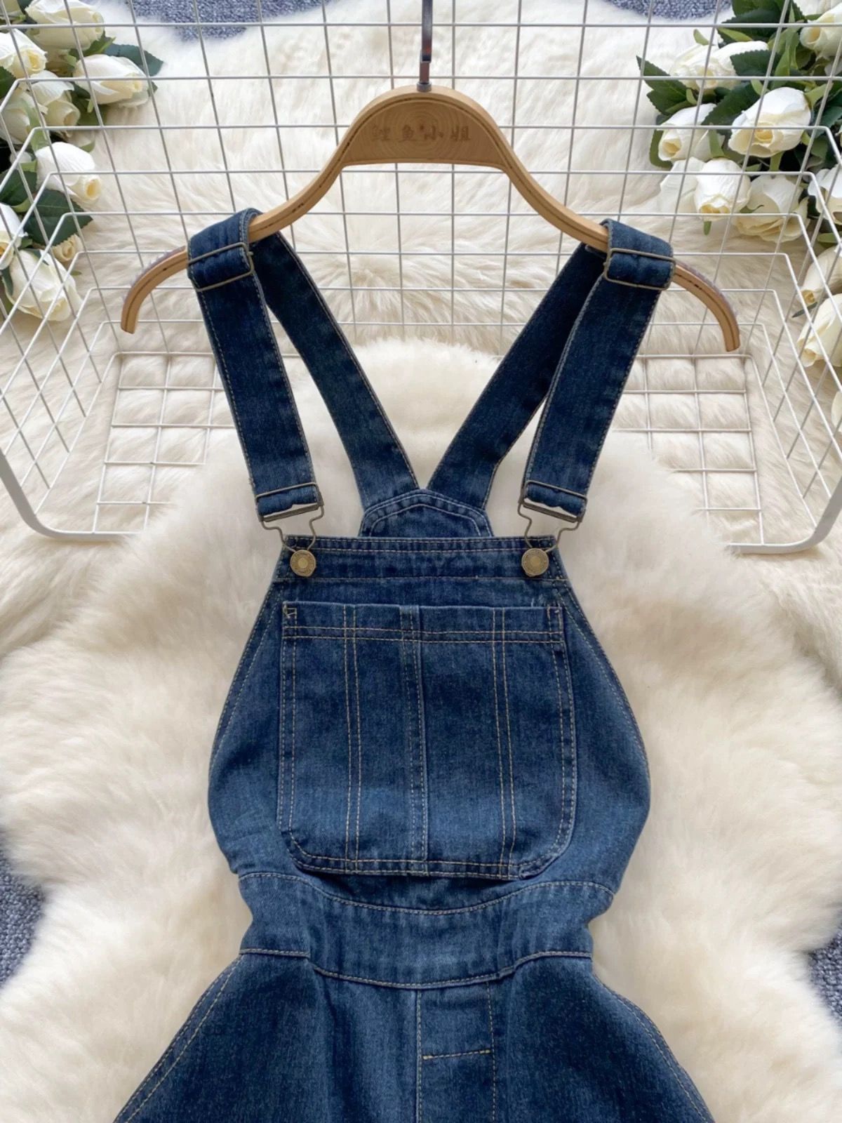 Fits like a glove denim overalls  DJS111 image