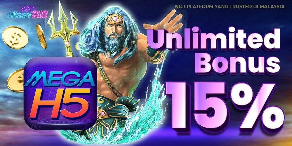 Unlimited Bonus 15% Play MegaH5 on Kissy918