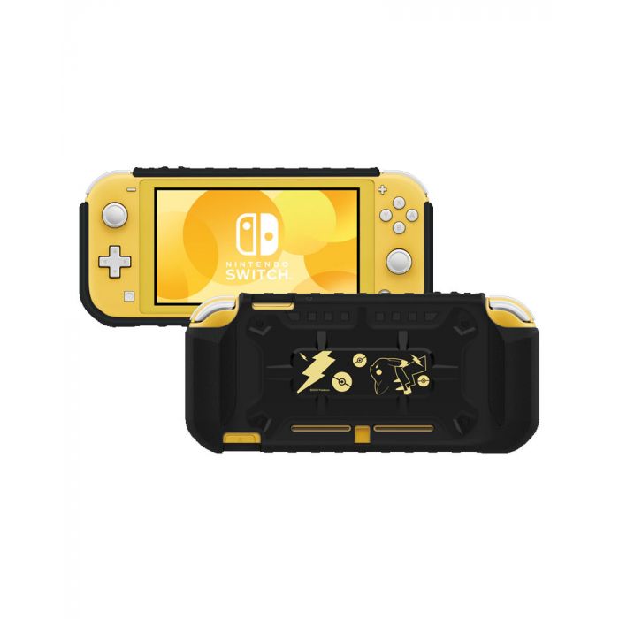 HORI Pokémon: Pikachu Black & Gold Nintendo Switch Lite Hybrid System Armor