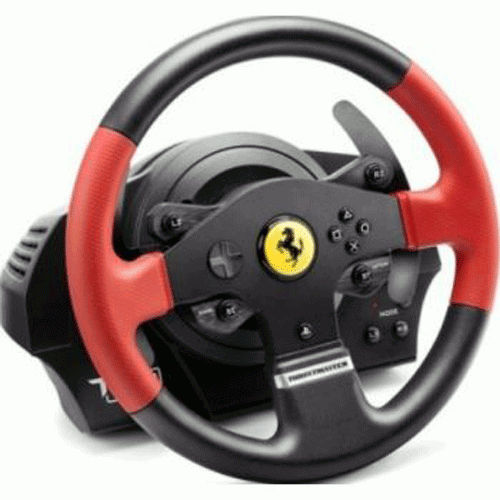 Thrustmaster T150 Ferrari Force Feedback Wheel PS4 PS3 PC DVD Red | TM-WHL-T150FRARI-FFB