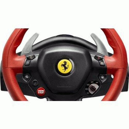 Thrustmaster Ferrari 458 Spider Racing Wheel, Kinect Detection LED, Xbox One Red | TM-WHL-FRARI458-SPDR