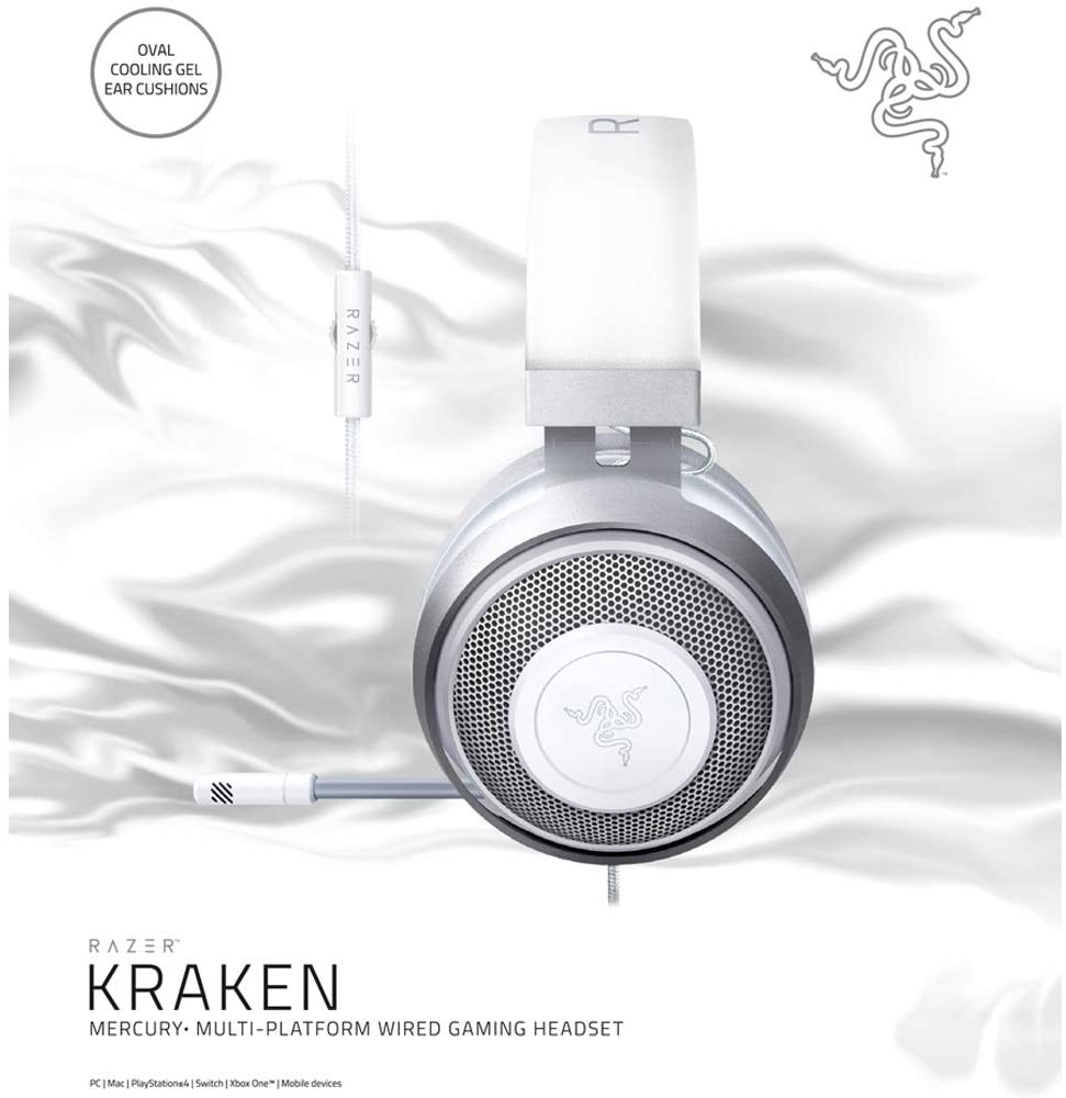 Razer kraken cheap mercury white
