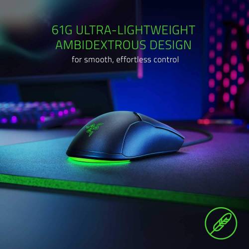 Razer Viper Mini Ambidextrous Gaming Mouse - 8500 DPI Optical Sensor DPI - RZ01-03250100-R3M1