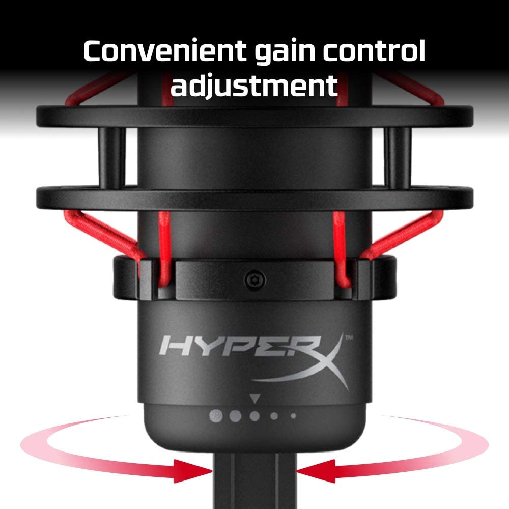 HyperX HX-MICQC-BK QuadCast USB Condenser Gaming Microphone